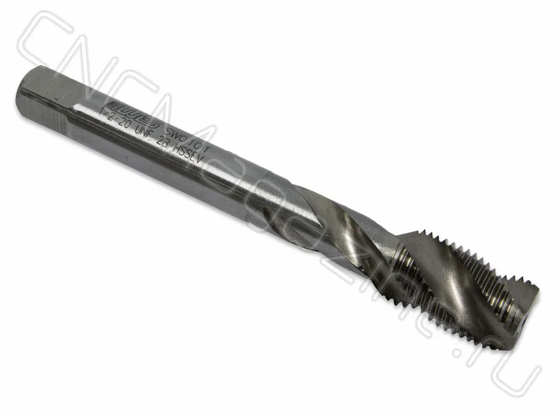 Метчик 1/2"-20 UNF HSS-E 6H спиральная канавка 38° (W02UNF012) WILSON, арт. 05122
