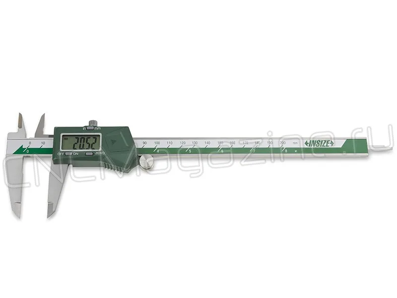 Штангенциркуль цифровой ШЦЦ-1 0-200 мм, 0.01 мм, губки 50 мм INSIZE 1108-200, арт. 22552