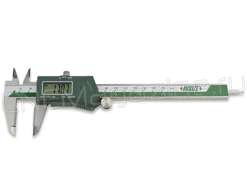 Штангенциркуль цифровой с твердосплавными губками ШЦЦ-1 0-150 мм, 0.01 мм, губки 40 мм INSIZE 1110-150A, арт. 22554