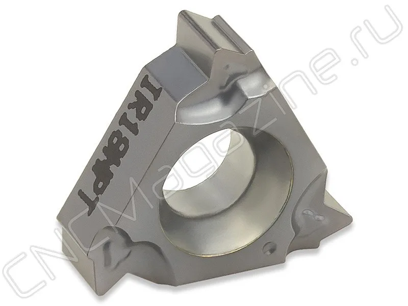 11IR18NPT-TC IM7325 пластина резьбовая твердосплавная, американская коническая трубная резьба 60° (NPT) Intool, арт. 12924