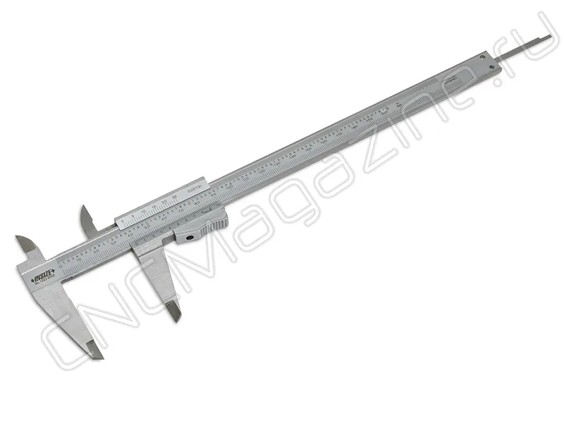 Штангенциркуль нониусный ЩЦ-1 0-200 мм, 0.02 мм, губки 50 мм INSIZE 1223-2002, арт. 27071