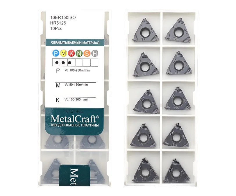 Пластина резьбовая MetalCraft ISO (Метрическая резьба) 16ER-150ISO-HR5125, арт. 00106287: фото 2