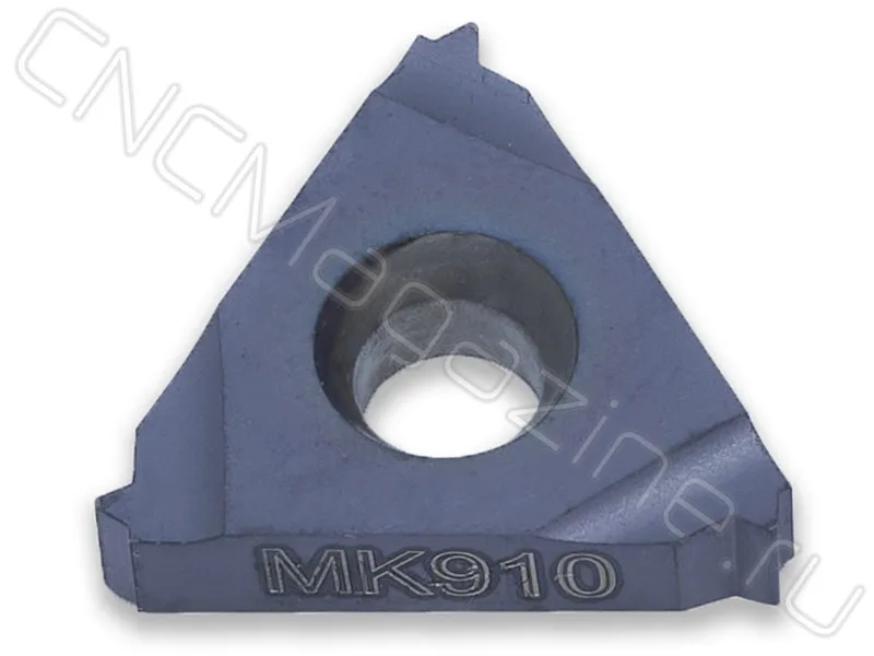 16ER1.25ISO MK910 пластина резьбовая твердосплавная, метрическая резьба полный профиль 60° Microbor, арт. 19017