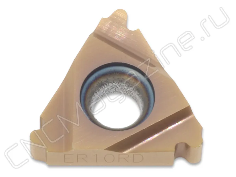 16ER10RD DM415 пластина резьбовая твердосплавная, Круглая резьба RD 30° DIN 405 DaoQin, арт. 20111