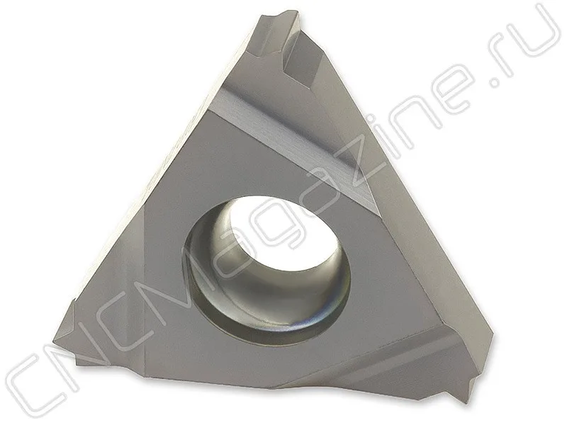 16ER27NPT DM215 пластина резьбовая твердосплавная, американская коническая трубная резьба 60° (NPT) DaoQin, арт. 10735