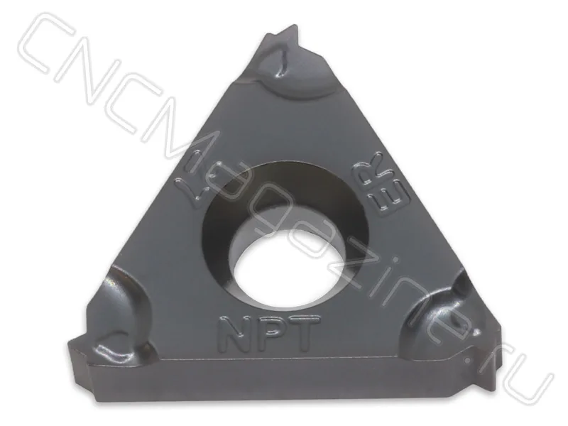 16ER27NPT-TC IM7325 пластина резьбовая твердосплавная, американская коническая трубная резьба 60° (NPT) Intool, арт. 12928