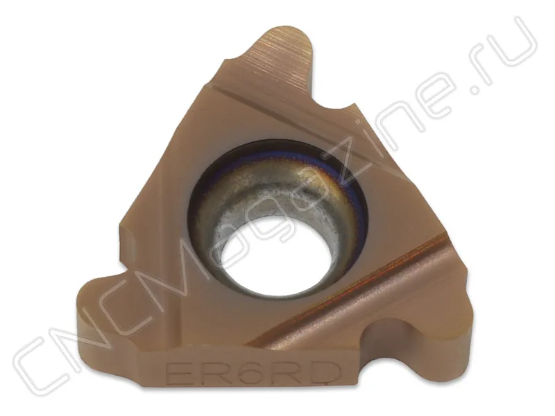 16ER6RD DM415 пластина резьбовая твердосплавная, Круглая резьба RD 30° DIN 405 DaoQin, арт. 20113