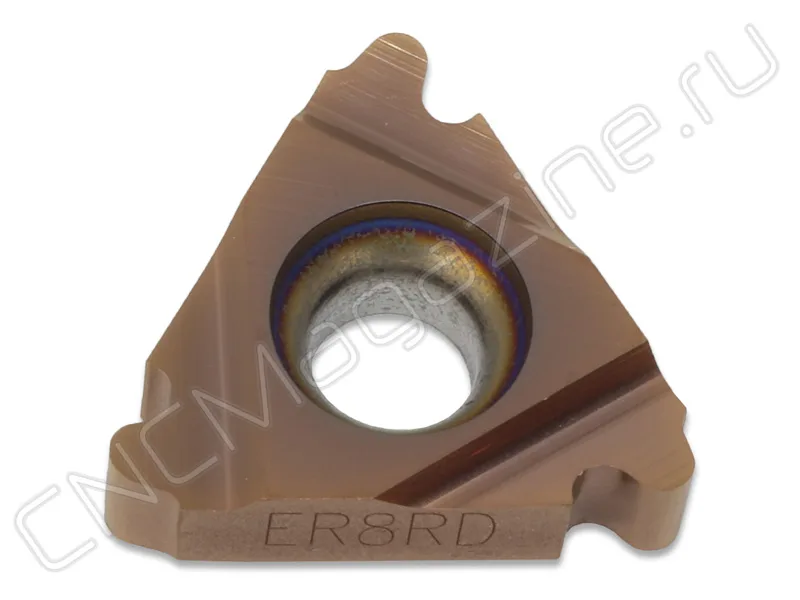 16ER8RD DM415 пластина резьбовая твердосплавная, Круглая резьба RD 30° DIN 405 DaoQin, арт. 20112