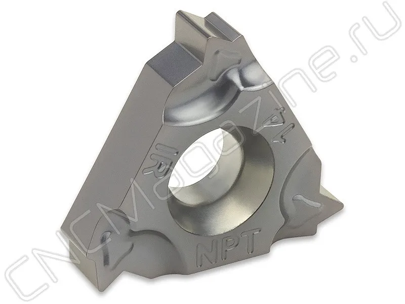 16IR14NPT-TC IM7325 пластина резьбовая твердосплавная, американская коническая трубная резьба 60° (NPT) Intool, арт. 12931