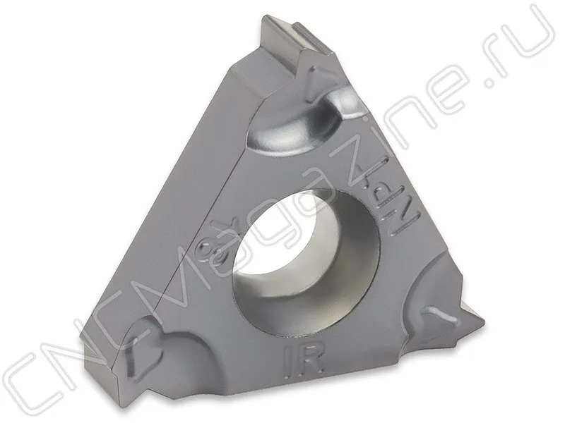 16IR18NPT-TC IM7325 пластина резьбовая твердосплавная, американская коническая трубная резьба 60° (NPT) Intool, арт. 12932