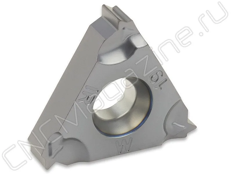 16IR19W-TC IM7325 пластина резьбовая твердосплавная, трубная резьба Whitworth 55° Intool, арт. 12834