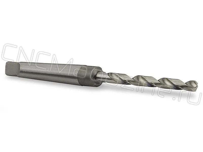 Сверло с коническим хвостовиком конус Морзе №1, 10.2 мм (10.2x87x168 HSS DIN345) 170010201 CNCM, арт. 17622