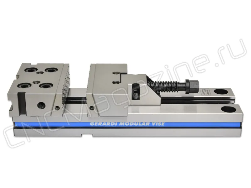 Тиски станочные прецизионные с системой быстрой замены губок Gerardi ART.1A-2x150 24293