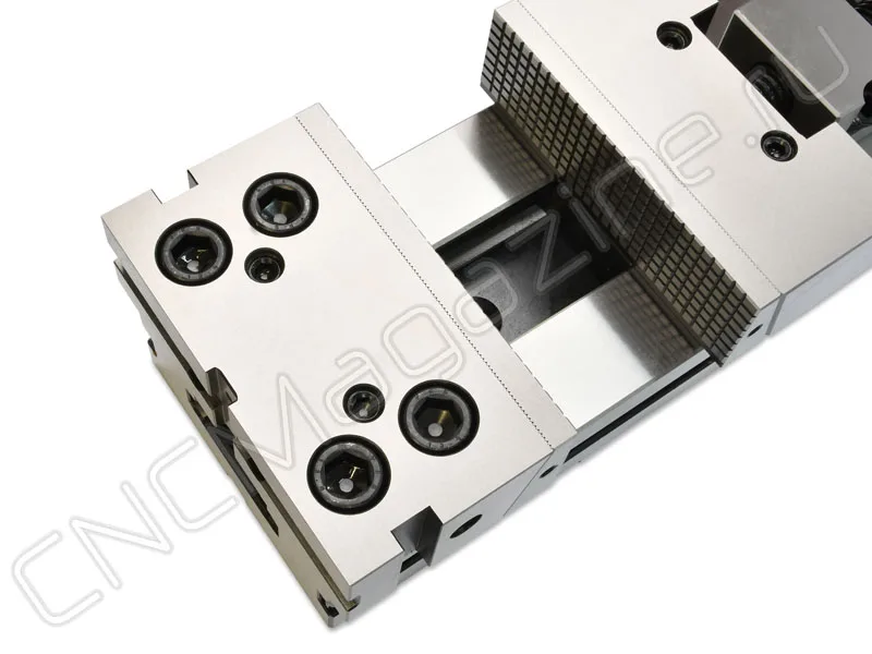 Тиски станочные прецизионные с системой быстрой замены губок Gerardi ART.1A-5x400, арт. 24300: фото 2