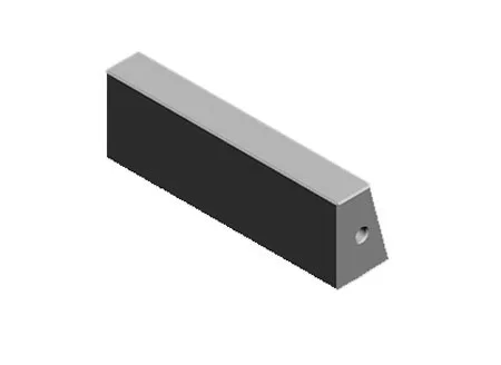 Губка быстросменная гладкая мягкая тисков StandardFLEX 1А-1 GERARDI 230B-1, арт. 24306