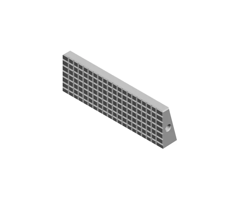 Комплект губок быстросменных рифленых тисков StandardFLEX 1А-4 GERARDI 230D-4, арт. 00117807