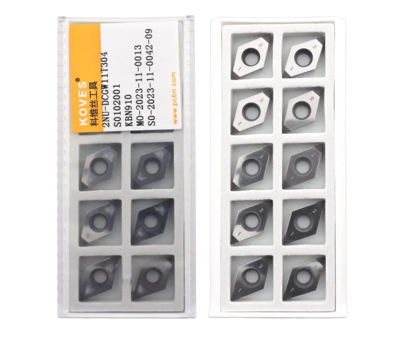 Пластина для точения с напайками PCBN KOVES 2NU-DCGW11T304-KBN910, арт. 00072274