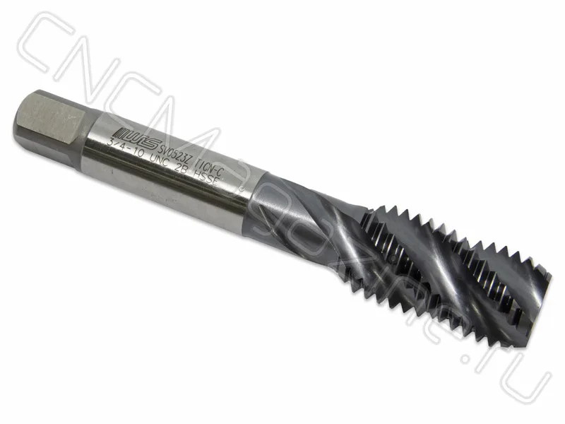 Метчик 3/4"-10 UNC HSS-E 6H спиральная канавка 38°, TiAlN (TA02UNC034) WILSON, арт. 05132