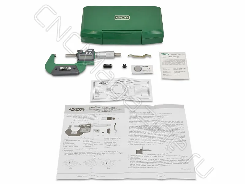 Микрометр цифровой 25-50 мм, 0.001 мм, IP65 INSIZE 3101-50A, арт. 27652: фото 3