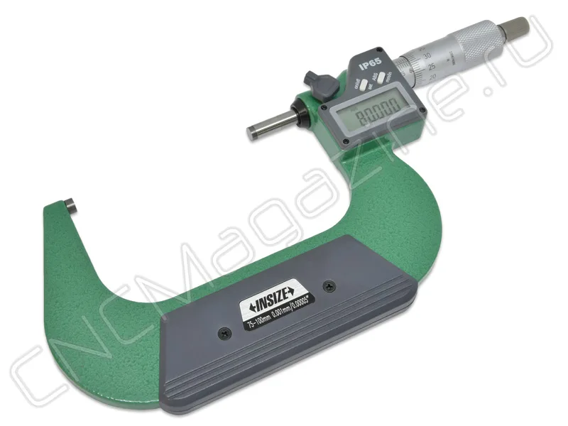 Микрометр цифровой 75-100 мм, 0.001 мм, IP65 INSIZE 3108-100A, арт. 28474