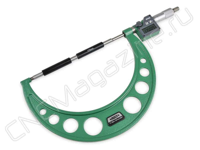 Микрометр цифровой 175-200 мм, 0.001 мм, IP65 INSIZE 3108-200A, арт. 28478