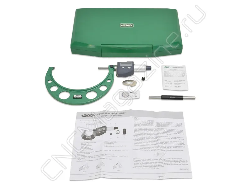 Микрометр цифровой МКЦ 125-150 мм, 0.001 мм INSIZE 3109-150A, арт. 28482: фото 3