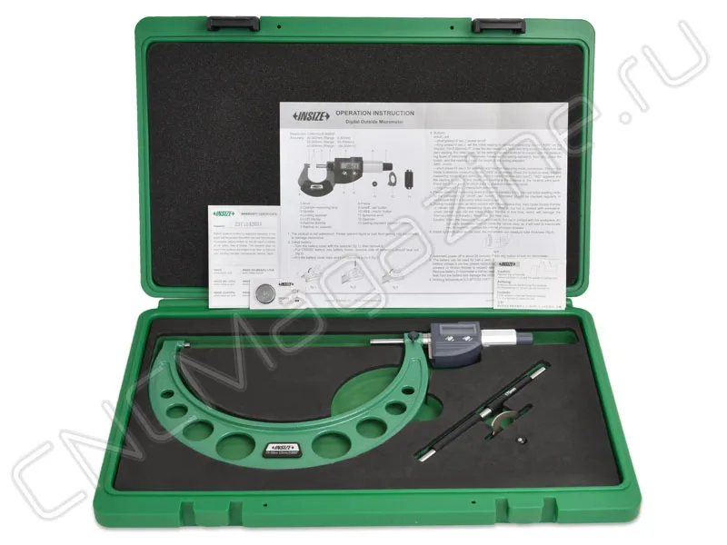 Микрометр цифровой МКЦ 175-200 мм, 0.001 мм INSIZE 3109-200A, арт. 28484: фото 4