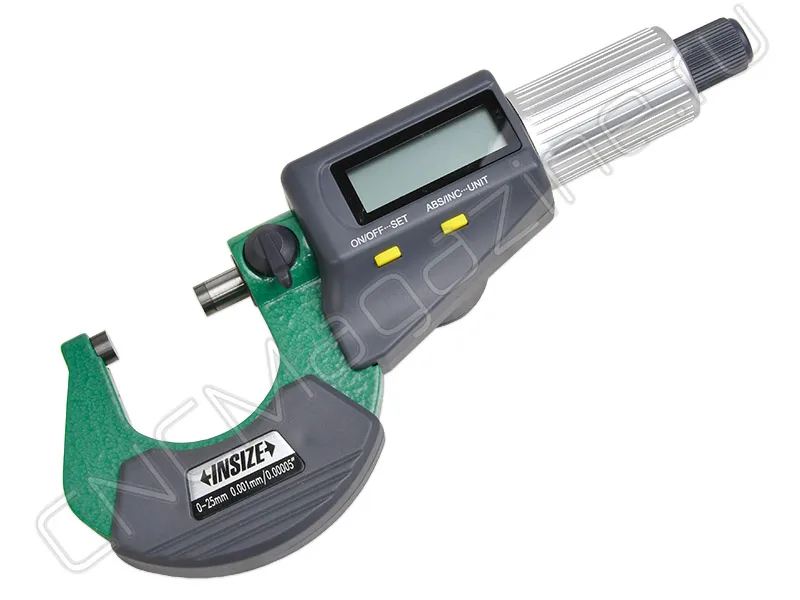 Микрометр цифровой МКЦ 0-25 мм, 0.001 мм INSIZE 3109-25A, арт. 22592