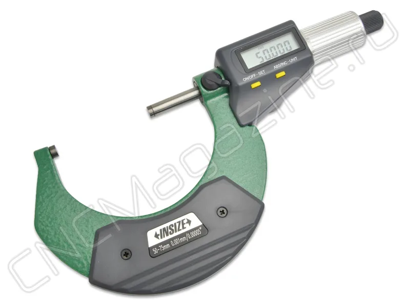 Микрометр цифровой МКЦ 50-75 мм, 0.001 мм INSIZE 3109-75A, арт. 22595