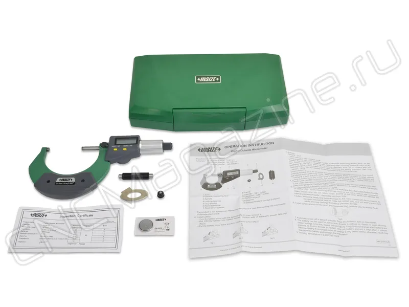 Микрометр цифровой МКЦ 50-75 мм, 0.001 мм INSIZE 3109-75A, арт. 22595: фото 4
