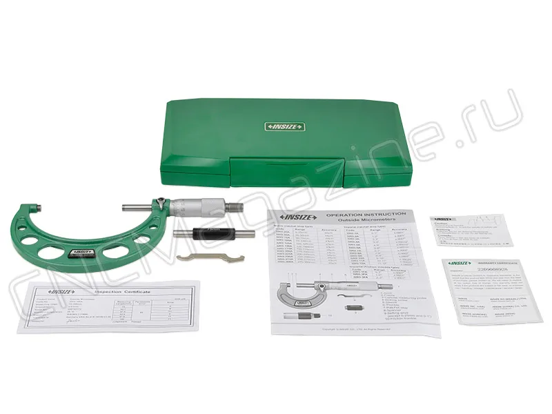 Микрометр МК 75-100 мм, 0.01 мм Тип Б INSIZE 3203-100A, арт. 22603: фото 3