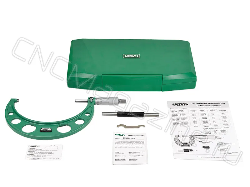 Микрометр МК 125-150 мм, 0.01 мм Тип Б INSIZE 3203-150A, арт. 22605: фото 3