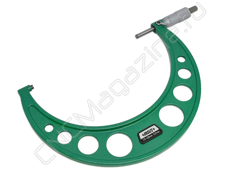 Микрометр МК 175-200 мм, 0.01 мм Тип Б INSIZE 3203-200A, арт. 22608
