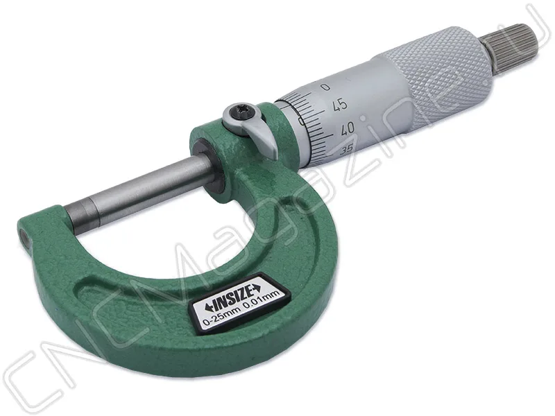 Микрометр МК 0-25 мм, 0.01 мм Тип Б INSIZE 3203-25A, арт. 22598