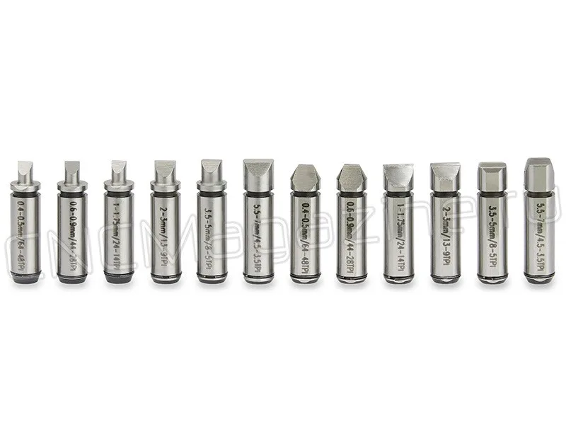 Микрометр резьбовой МВМ 0-25 мм, 0.01 мм (с насадками) INSIZE 3281-S25, арт. 22752: фото 3