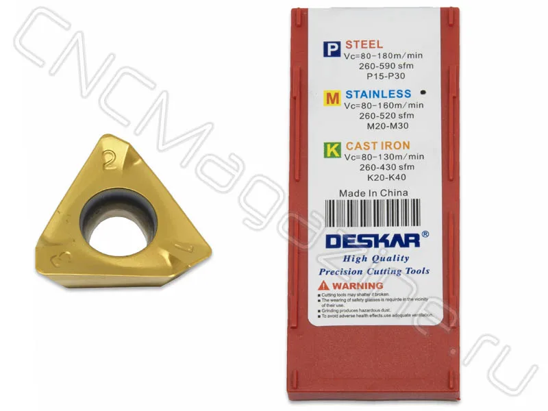 3PKT150508R-M LF6028 пластина для фрез DESKAR, арт. 25838