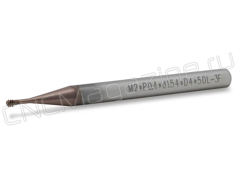 резьбофреза твердосплавная CNCM 3T-M2.0X0.4-D4, арт. 18182