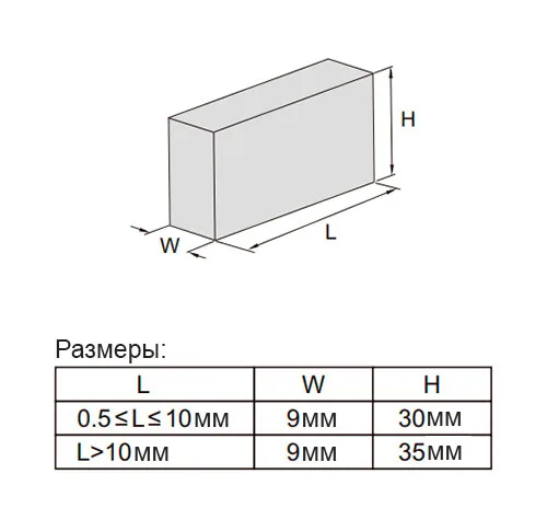 Набор керамических концевых мер длины 0.5-100 мм, 87 шт INSIZE 4105-87, арт. 28562: фото 2