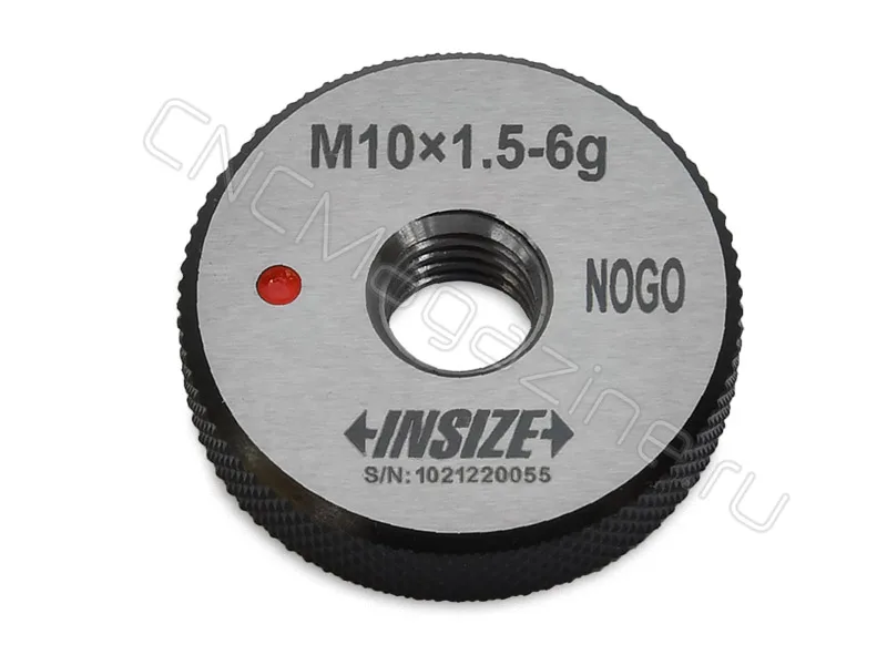Калибр-кольцо резьбовое M10х1.5 НЕ INSIZE 4120-10N, арт. 22756