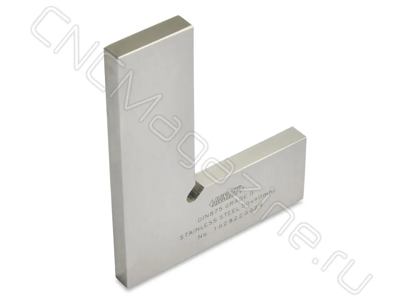 Угольник поверочный плоский 50x40 мм, 90° INSIZE 4791-50, арт. 28357