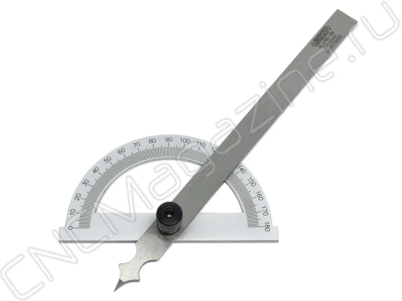 Угломер нониусный 80х120 мм, 0-180°, 1° INSIZE 4799-180, арт. 22741