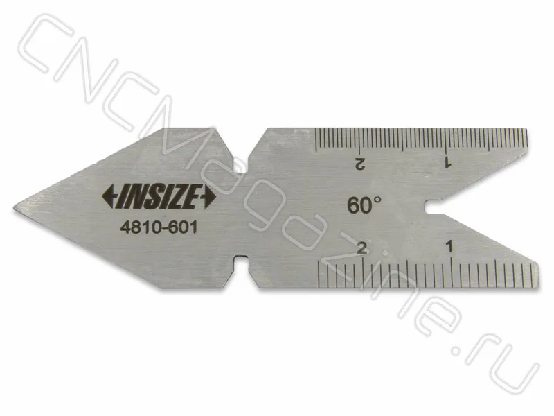 Шаблон угла метрический 60° INSIZE 4810-601, арт. 22765