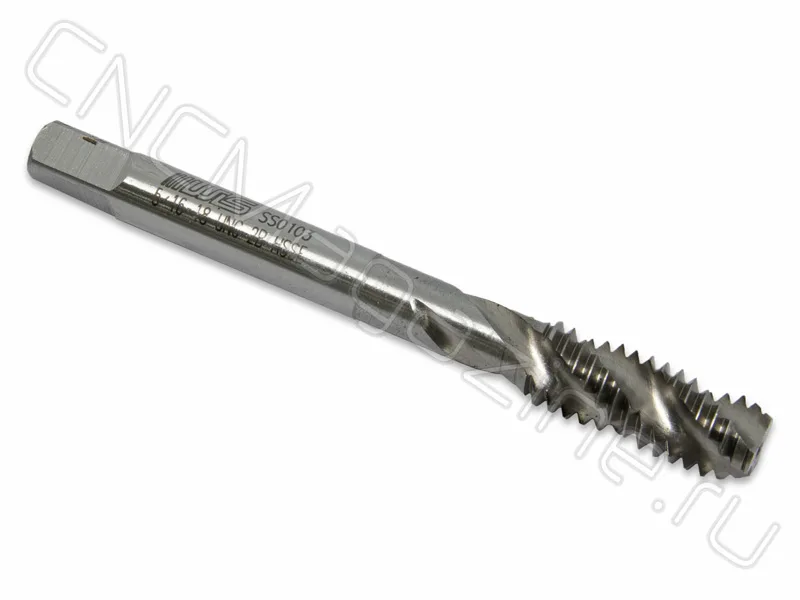 Метчик 5/16"-18 UNC HSS-E 6H спиральная канавка 38° (W02UNC0516) WILSON, арт. 05112