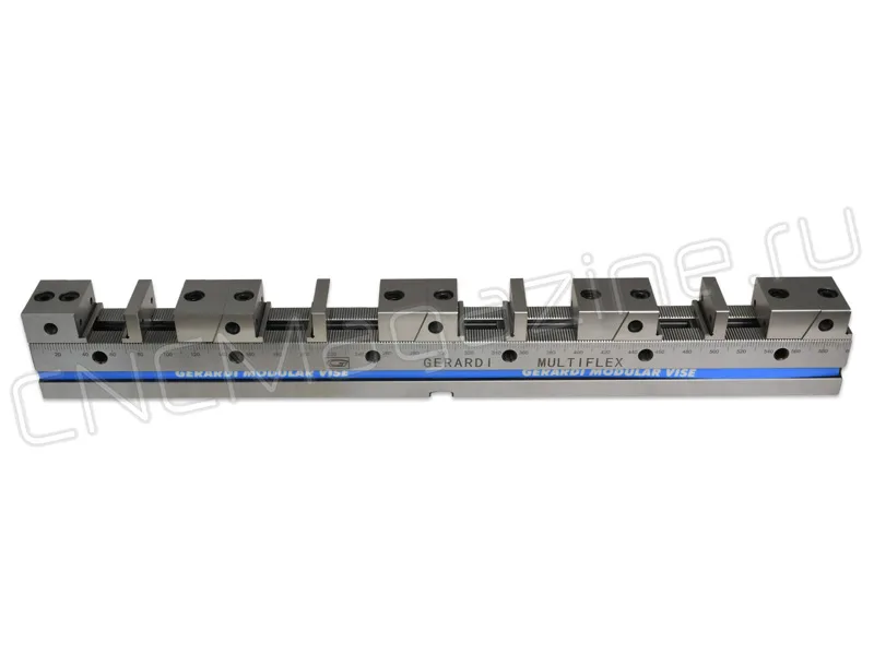 Тиски станочные многоместные MultiFLEX со ступенчатыми губками GERARDI 606-1x600, арт. 27911