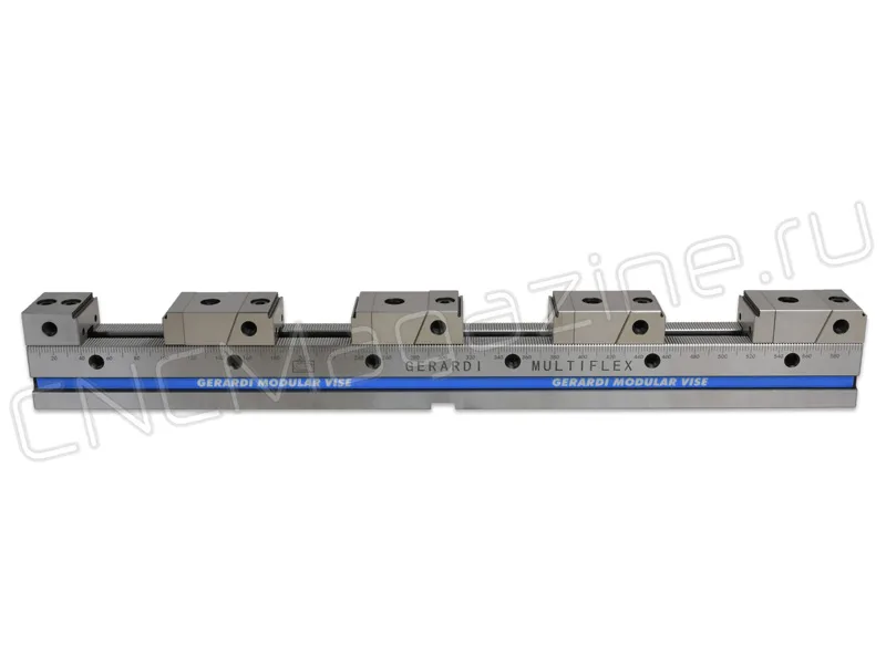 Тиски станочные многоместные MultiFLEX с губками GRIP GERARDI 606T-1x600, арт. 27912