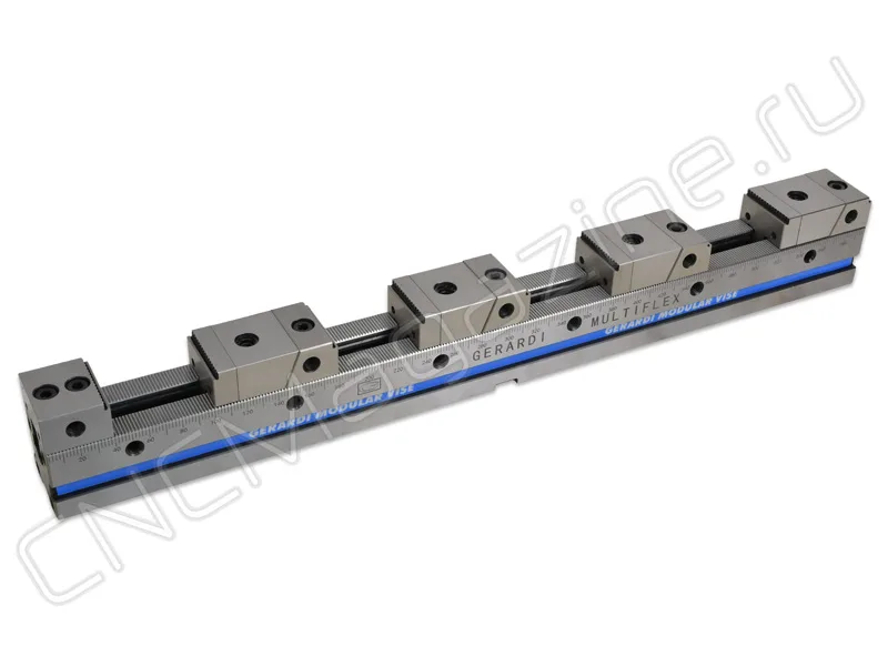 Тиски станочные многоместные MultiFLEX с губками GRIP GERARDI 606T-1x600, арт. 27912: фото 2