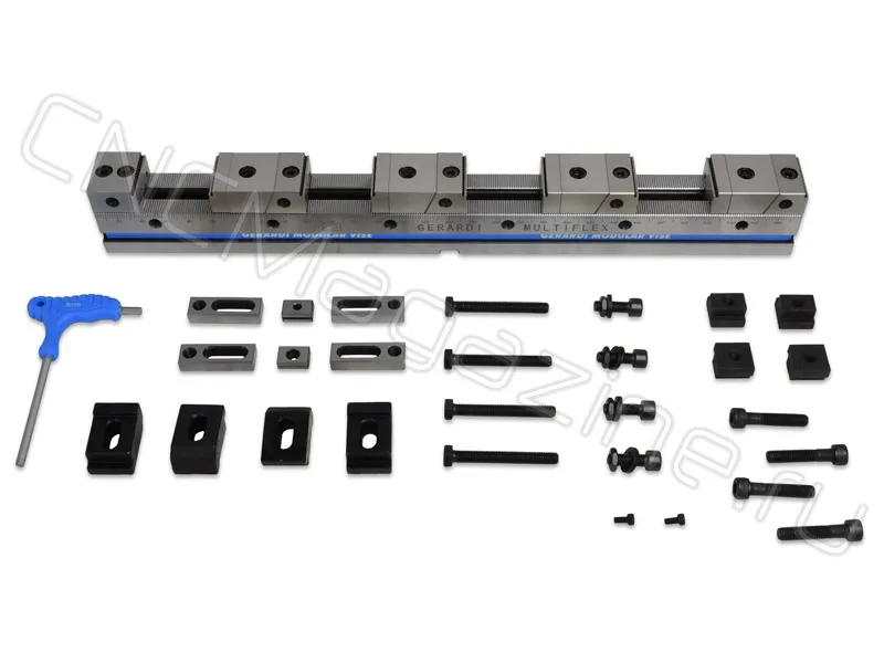 Тиски станочные многоместные MultiFLEX с губками GRIP GERARDI 606T-1x600, арт. 27912: фото 3