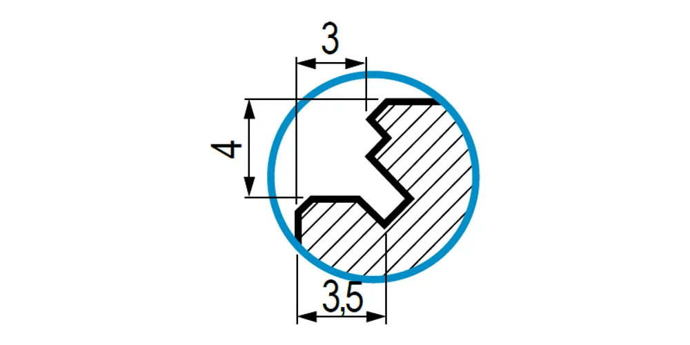 Комплект губок сменных прижимных с насечкой GRIP для тисков 640-1 Gerardi 645T-1, арт. 00117826: фото 2