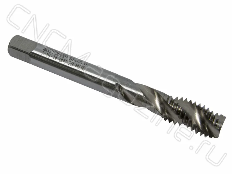 Метчик 7/16"-14 UNC HSS-E 6H спиральная канавка 38° (W02UNC0716) WILSON, арт. 05113