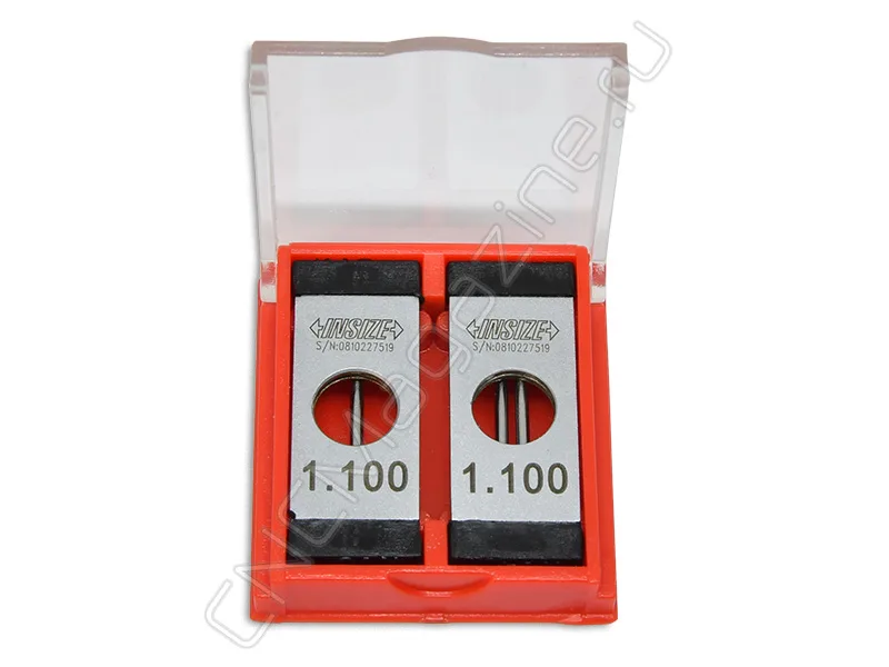 Проволочки для измерения резьбы, 3 проволоки, 1.100 мм INSIZE 7382-213, арт. 22829: фото 2